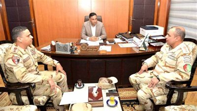 محافظ الدقهلية يستقبل المستشار العسكري الجديد للمحافظة 