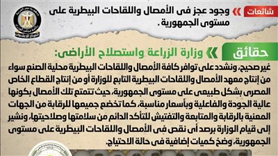 الحكومة تكشف حقيقة وجود عجز في الأمصال واللقاحات البيطرية على مستوى الجمهورية 