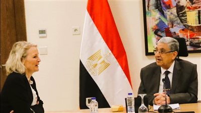 وزير الكهرباء يستقبل  مفوضة الطاقة الأوروبية والوفد المرافق لها وذلك لبحث سبل دعم وتعزيز التعاون المستقبلى