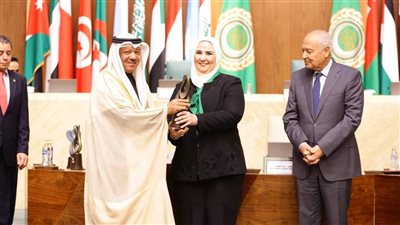 جامعة الدول العربية تكرم وزيرة التضامن الاجتماعي في اليوم العربي للاستدامة