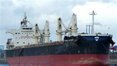 30 إلف طن فوسفات غادرت ميناء سفاجا البحري إلي الهند