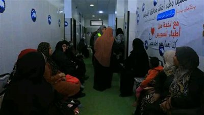 مستقبل وطن بالسويس يتكفل بقافلة طبية مجانية بالغريب