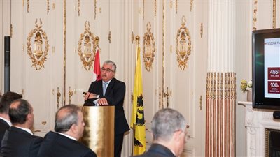 رئيس اقتصادية قناة السويس يستعرض الفرص الاستثمارية أمام كبرى الشركات والوكالات البلجيكية