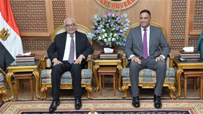 بالصور.. محافظ الدقهلية يستقبل وزير التربية والتعليم في زيارة للمحافظة