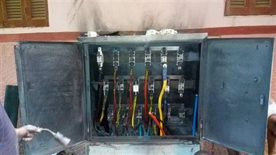 ضبط عاطلين بسرقة كابينة كهرباء بمنطقة مدينة نصر