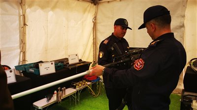 الداخلية تستعرض اهم معدات قطاع الحماية المدنية باحتفالية اليوم العالمي 