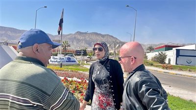 رئيس السويس الجديدة تتابع تنفيذ شبكة ري بالتنقيط بطول ٧ كيلومتر