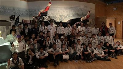 الكشافة البحرية وإتحاد البحارة العرب سعداء بزيارة متحف السويس القومي