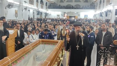 نياحة القمص بلامون تواضروس راعي كنيسة الشهيد مارجرجس بالسويس