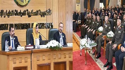 رئيس الأركان يشهد مناقشة البحث الرئيسى للأكاديمية العسكرية للدراسات العليا والإستراتيجية