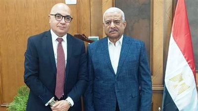 محافظ السويس يستقبل رئيس منطقة القناة وسيناء للبنك الزراعي