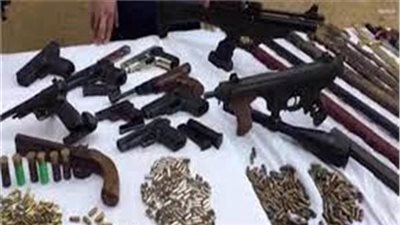 ضبط 160 قطعة سلاح و309 قضايا مخدرات 
