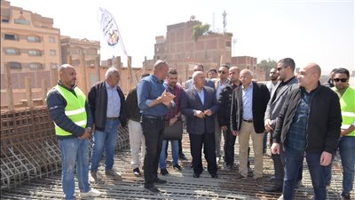 وزير النقل يتفقد مواقع العمل  بالمرحلة الثانية من مشروع تطوير الطريق الدائري حول القاهرة الكبرى