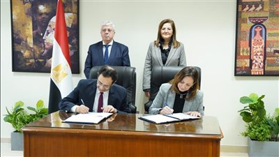 وزيرا التخطيط والتعليم العالي يشهدان مراسم توقيع بروتوكول تعاون بين المعهد القومي للحوكمة وصندوق رعاية المبتكرين 