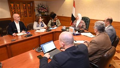 وزيرة التضامن تستقبل وفداً من منظمة يونيسف 