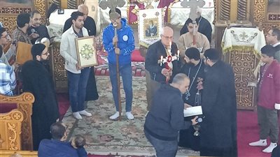 كنائس إيبارشية السويس تحتفل بعشية عيد الصليب