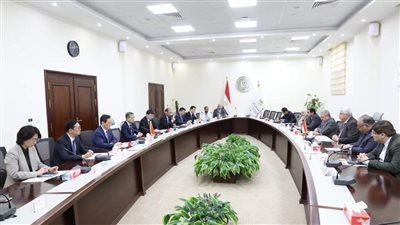 وزير التعليم العالي يستقبل وفد جامعة نانجينغ الطبية الصينية والسفير الصيني