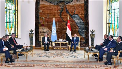 الرئيس عبد الفتاح السيسي يستقبل 