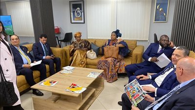 الدكتور أشرف صبحي يوجه الشكر لدولة غانا على حسن التنظيم والاستضافة