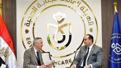 رئيس هيئة الرعاية الصحية يبحث تعزيز التعاون مع الغرفة الألمانية العربية للصناعة والتجارة