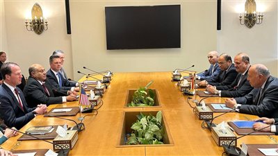 وزير الخارجية يستقبل وفداً من أعضاء لجنة الأمن الداخلي بمجلس النواب الأمريكي