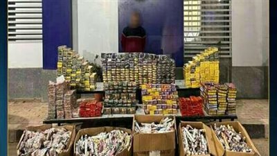 الداخلية تنجح في ضبط عاطلين وبحوزتهم أكثر من 7مليون قطعة العاب نارية