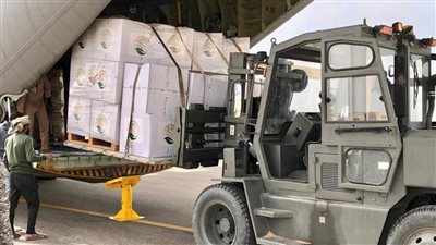 وصول الطائرة الإغاثية السعودية الـ 44 للشعب الفلسطيني في قطاع غزة 