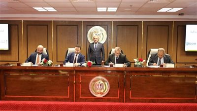 وزير العدل يشهد مراسم توقيع بروتوكول تعاون مع البنك المركزي المصري ووزارة الاتصالات