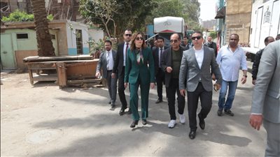 وزيرة الثقافة في جولة مفاجئة باستوديو مصر لتفقد بلاتوهات التصوير 