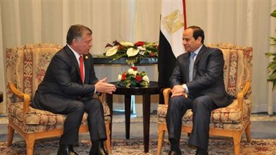 الرئيس السيسي يبحث مع العاهل الأردني تطورات الأوضاع في غزة