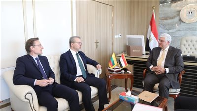 وزير التعليم العالي يستقبل سفير ليتوانيا لبحث سُبل تعزيز التعاون في مجال التعليم العالي بين مصر وليتوانيا
