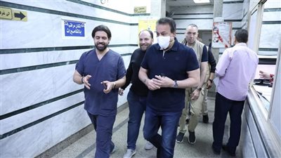 وزير الصحة يتفقد مستشفى ٦ أكتوبر للتأمين الصحي ويشيد بانضباط المنظومة