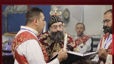 تجليس الأنبا إكسيوس أسقفا لإيبارشية المنصورة وتوابعها 