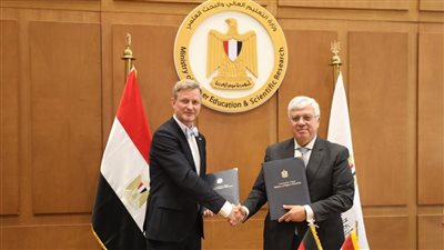 وزير التعليم العالي يستقبل وزير الدولة للعلوم والسياحة والثقافة الألمانية لبحث التعاون المشترك 