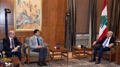 وزير الشباب والرياضة يلتقي رئيس مجلس النواب اللبناني