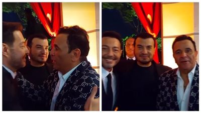 لهذا السبب.. أحمد زاهر يعتذر لـ محمد فؤاد في حفل زفاف نجله