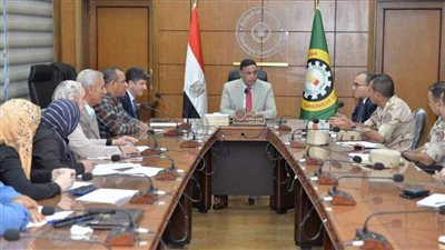 محافظ الدقهلية يعقد اجتماع لمتابعة أعمال التطوير بقرى شربين ضمن مبادرة حياة كريمة في مرحلتها الاولى