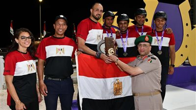 ختام فعاليات البطولة العربية العسكرية للفروسية بنادى الفروسية بمدينة مصر للألعاب الأولمبية 