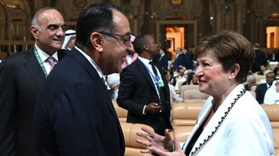 رئيس الوزراء يلتقى كريستالينا جورجيفا المدير العام لصندوق النقد الدولى