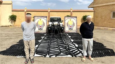 قوات حرس الحدود تنجح فى ضبط كمية كبيرة من الأسلحة والذخائر قبل تهريبها