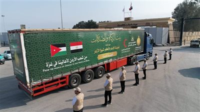 بيت الزكاة: دخول القافلة السابعة لـ«بيت الزكاة والصدقات» غزة فجر اليوم
