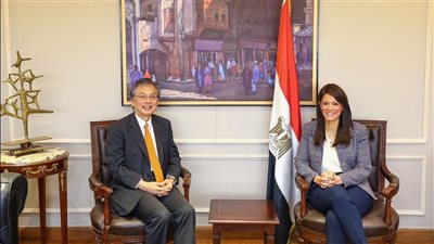 وزيرة التعاون الدولي تتابع مع السفير الياباني بالقاهرة ومسئولي هيئة 