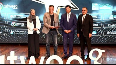 وزير الشباب والرياضة يكرم قناة النيل للرياضة فى احتفالية الافضل