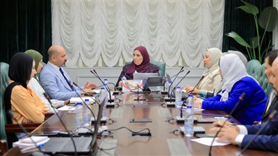 وزيرة التضامن تجتمع مع فريق تنمية الأصول بالوزارة لمراجعة موقف التسجيل والإشهار وتعظيم استثمارها لصالح تنمية الموارد