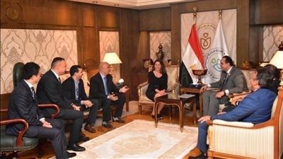 رئيس هيئة الرعاية الصحية يلتقي الرئيس الإقليمي لنوفارتس العالمية للشرق الأوسط وأفريقيا