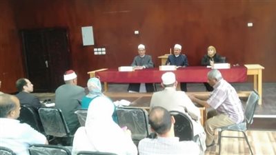 السويس الأزهرية تشهد إجتماعاً لرؤساء لجان الشهادتين الإبتدائية والإعدادية