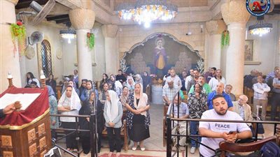 احتفالات دير القديسة دميانة بعيد التكريس بالدقهلية   