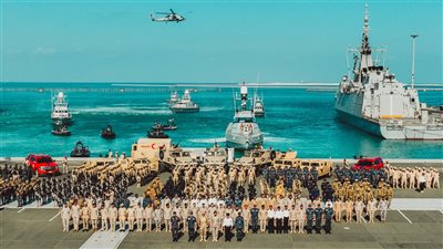 ختام فعاليات التدريب البحرى المشترك 