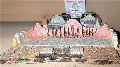 في ضربة حاسمة.. ضبط كميات من الأقراص والمواد المخدرة والأسلحة النارية غير المرخصة بمطروح