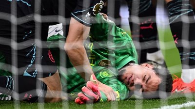 ضربة لـ جوارديولا.. مانشستر سيتي يعلن نهاية موسم إيدرسون بسبب الإصابة